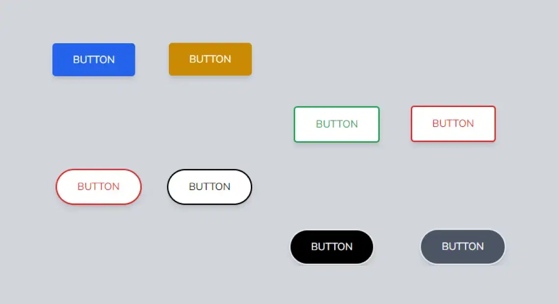 Fill & Round Buttons Button Component - Tailwindtap