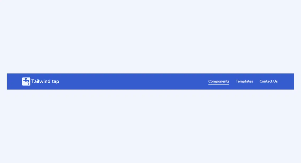 Sticky Navbar Header Component - Tailwindtap